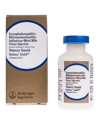 Vetera Gold XP Vaccine (Flu/Rhino/EWT/WN) BI