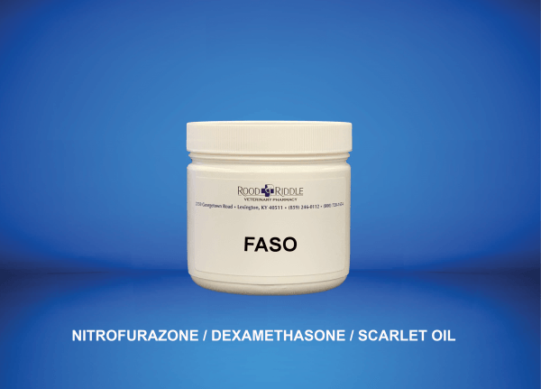 FASO (Nitrofurazone/Dexamethasone/Scarlet Oil)