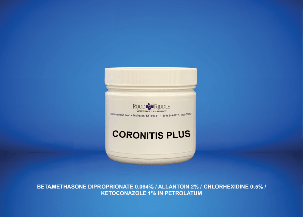 Coronitis Plus (Betamethasone Diproprionate 0.064%/Allantoin 2%/Chlorhexidine 0.5%/Ketoconazole 1%)