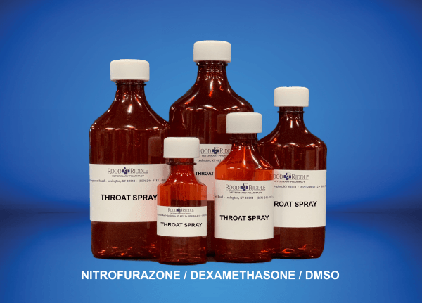 Throat Spray (Nitrofurazone/Dexamethasone/DMSO)