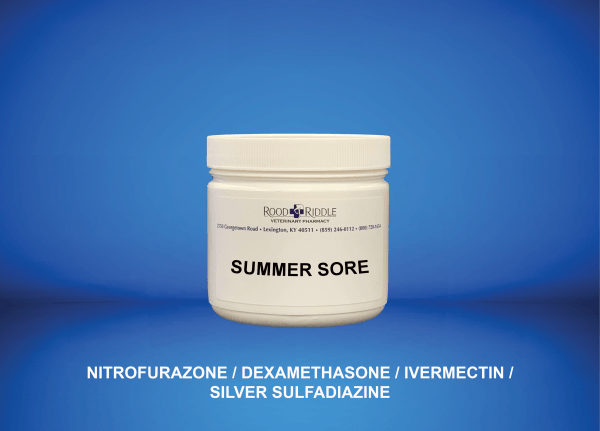 Summer Sore (Nitrofurazone/Dexamethasone/Ivermectin/Silver Sulfadiazine)