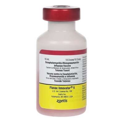 Fluvac Innovator 6 Vaccine (EWT/Flu/Rhino/Venezuelan) Zoetis