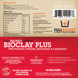 Full Bucket Anti-Diarrhea Drench-Bioclay Plus (Red)