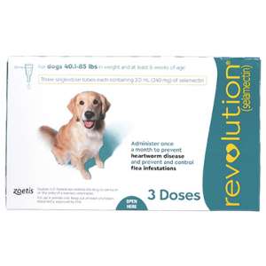 Revolution Canine (Green 40-85 lbs)