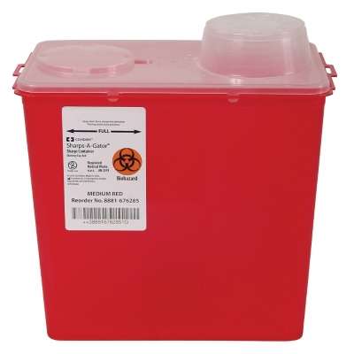 Sharps Container Medium Tall Rectangle