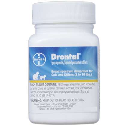 Drontal Feline 2-16 lbs (Praziquantel/Pyrantel Pamoate)
