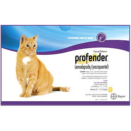 Profender Topical Dewormer for Large Cats 11-17.6 lbs (Emodepside/Praziquantel )