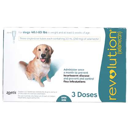 Revolution Canine (Green 40-85 lbs)