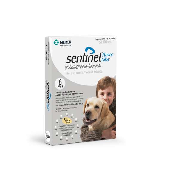 Sentinel Flavor Tablets (50-100 lbs)