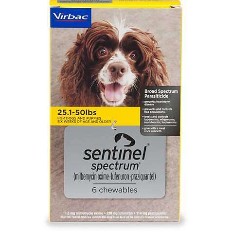Sentinel Spectrum Canine (Yellow) Single Dose