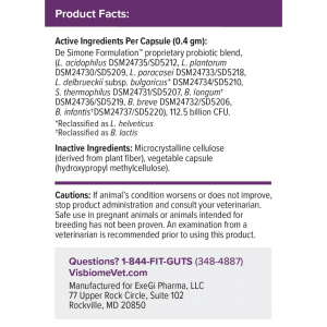 Visbiome Vet Probiotic