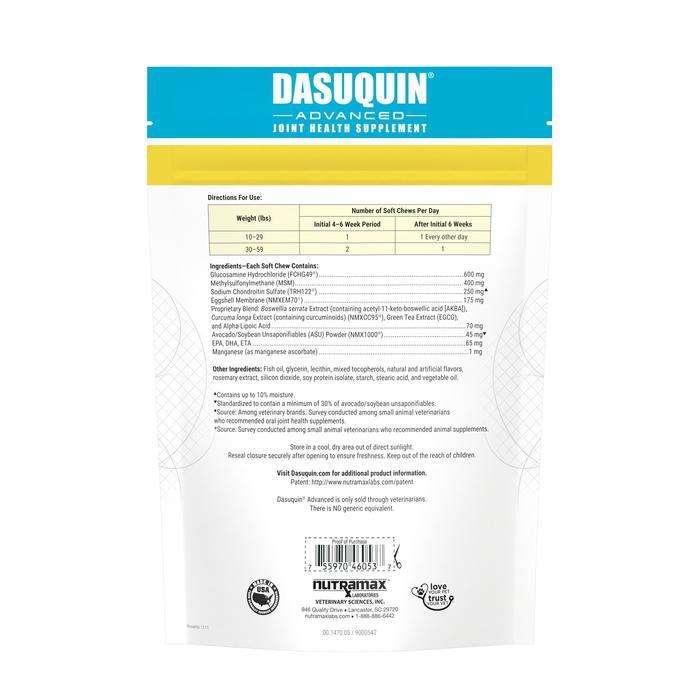 Dasuquin Advanced with ESM for Dogs UNDER 60 lbs (6053)