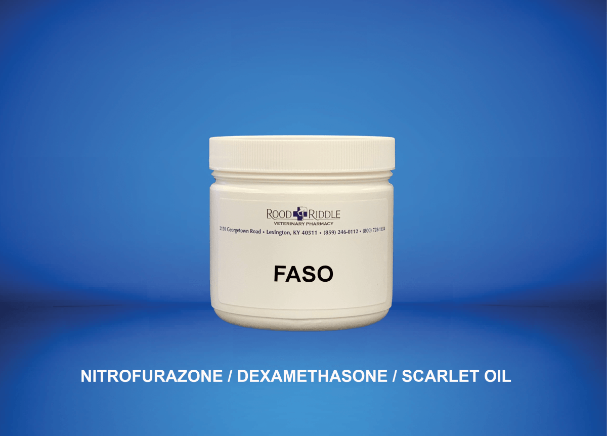 FASO (Nitrofurazone/Dexamethasone/Scarlet Oil)