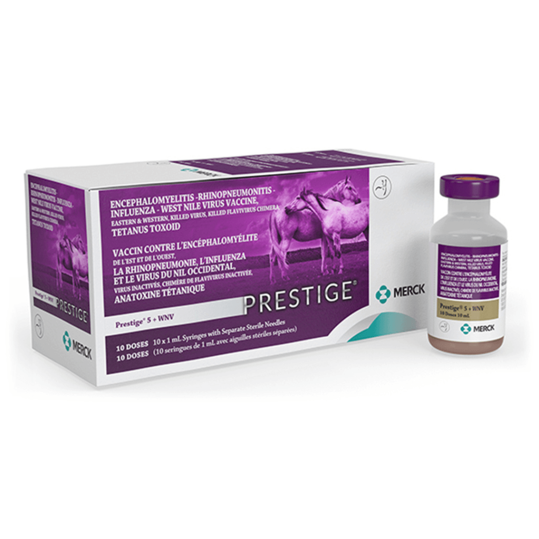 Prestige V + WNV Vaccine (Flu/Rhino/EWT/WN) Merck