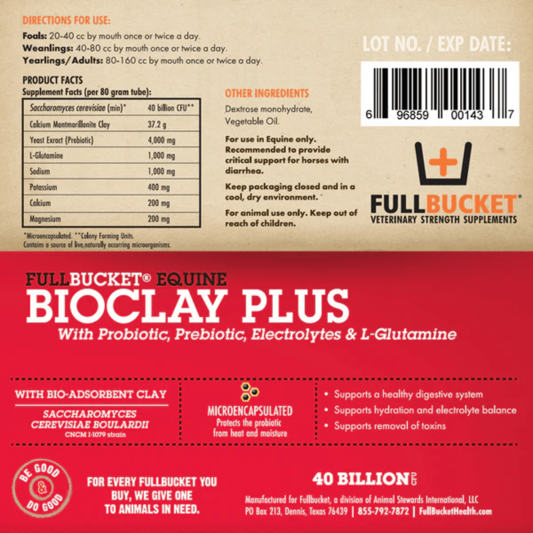Full Bucket Anti-Diarrhea Drench-Bioclay Plus (Red)