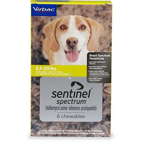 Sentinel Spectrum Canine (Green 8-25 lbs)